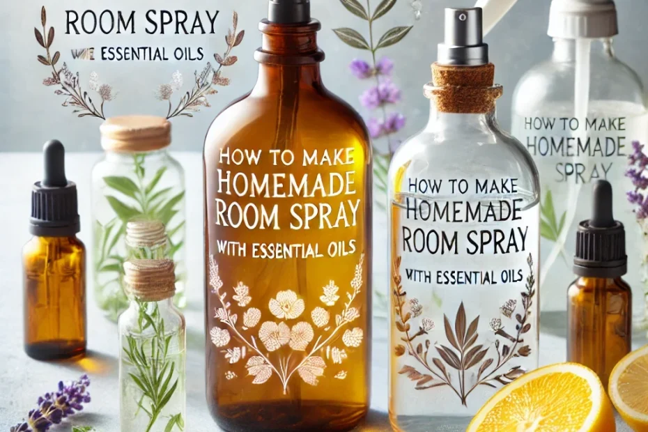 how to make homemade room spray with essential oils