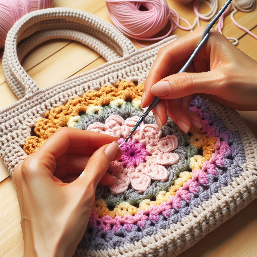 diy crochet shopping bag pattern