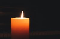 Lighted Pillar Candle - zero waste candle