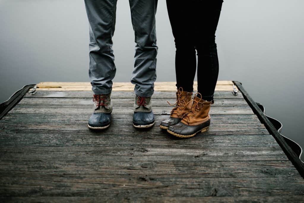 pair of brown boots - wilding shoes